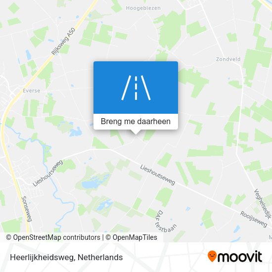 Heerlijkheidsweg kaart