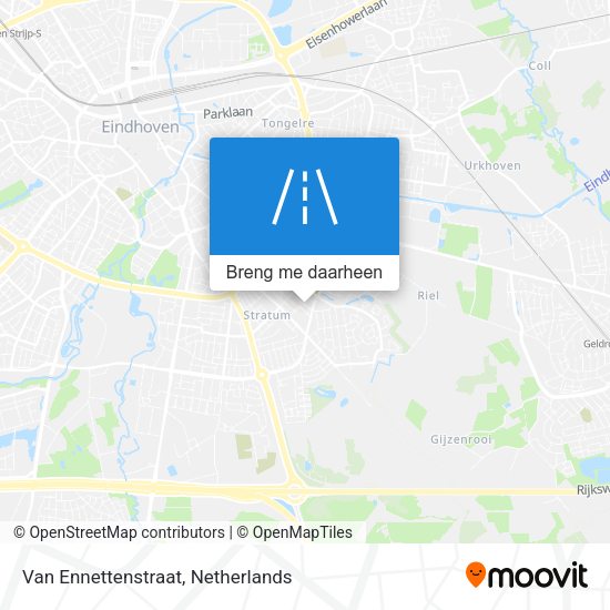 Van Ennettenstraat kaart