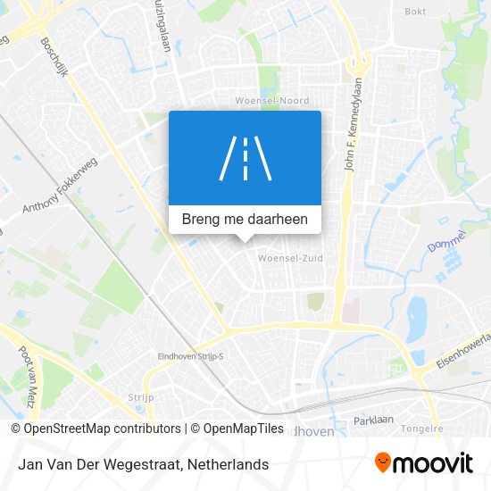 Jan Van Der Wegestraat kaart