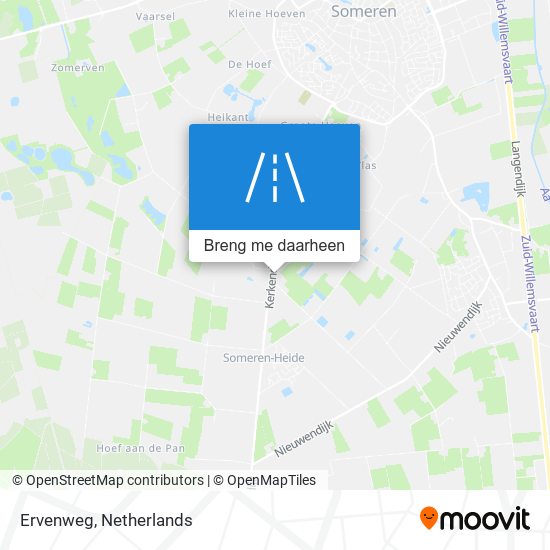 Ervenweg kaart