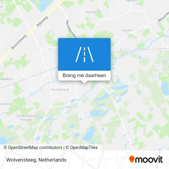 Wolvensteeg kaart