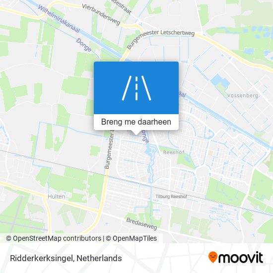 Ridderkerksingel kaart