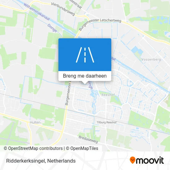 Ridderkerksingel kaart