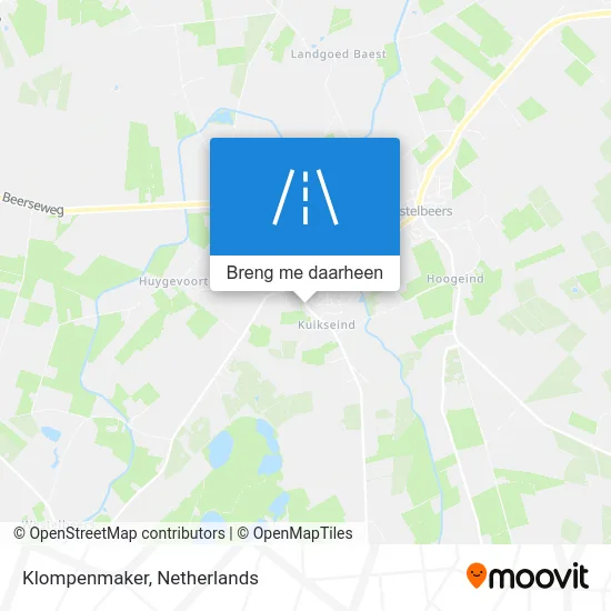 Klompenmaker kaart