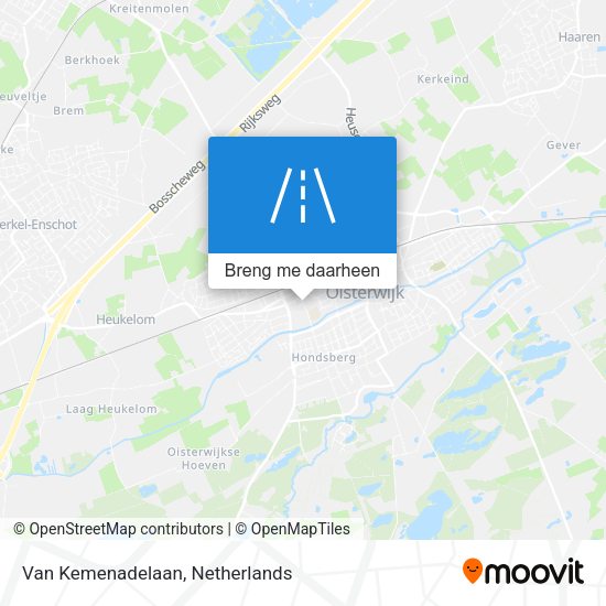 Van Kemenadelaan kaart