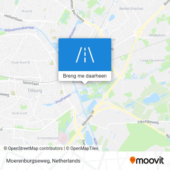 Moerenburgseweg kaart