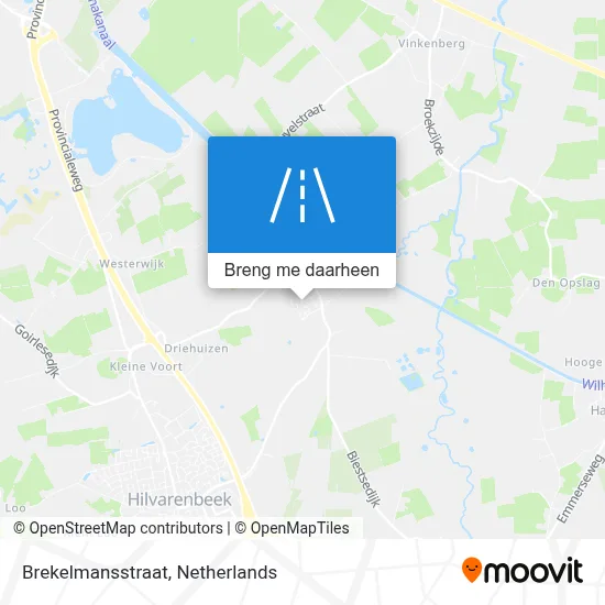 Brekelmansstraat kaart