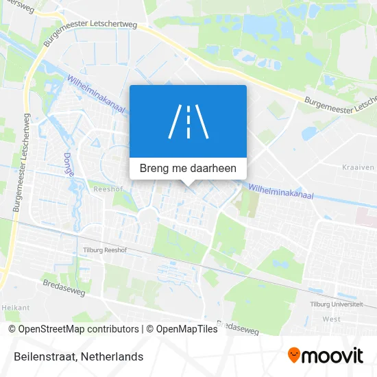 Beilenstraat kaart