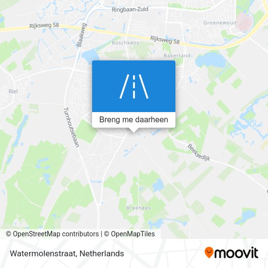 Watermolenstraat kaart