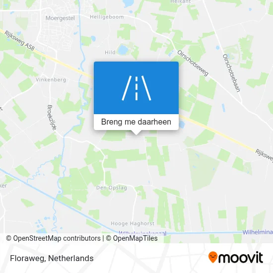 Floraweg kaart