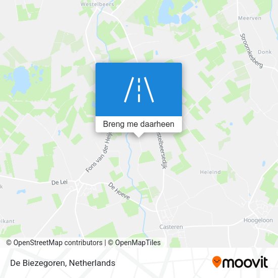 De Biezegoren kaart