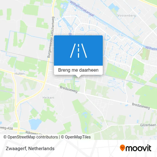 Zwaagerf kaart
