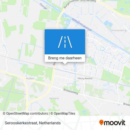 Serooskerkestraat kaart