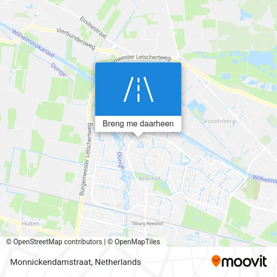 Monnickendamstraat kaart