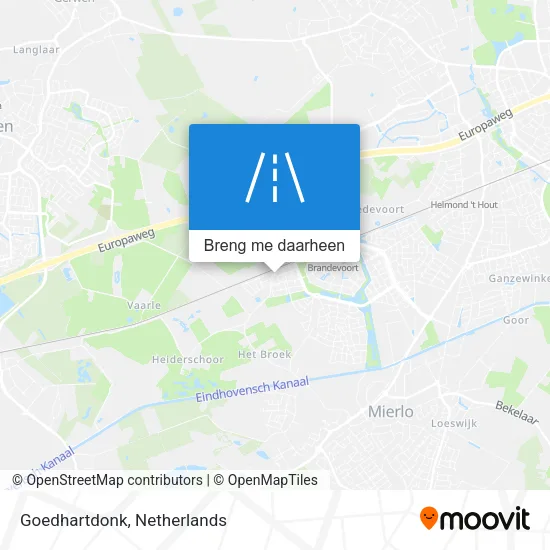 Goedhartdonk kaart