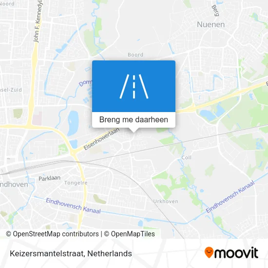 Keizersmantelstraat kaart