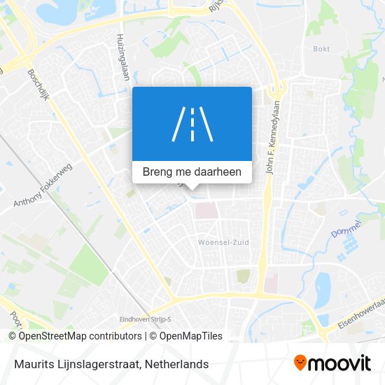 Maurits Lijnslagerstraat kaart