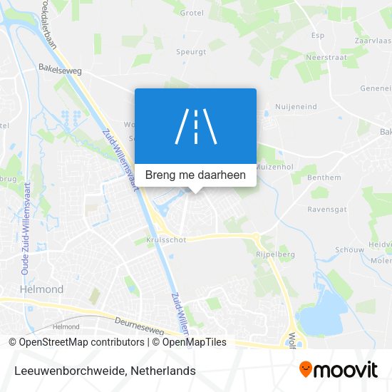 Leeuwenborchweide kaart