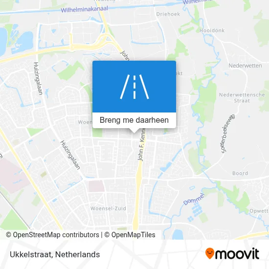 Ukkelstraat kaart