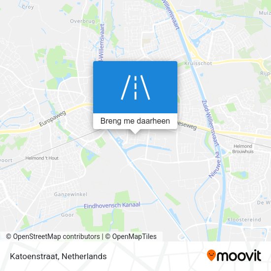 Katoenstraat kaart