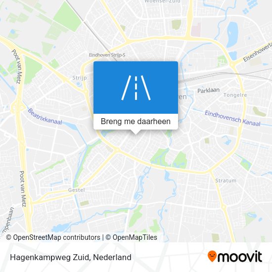 Hagenkampweg Zuid kaart