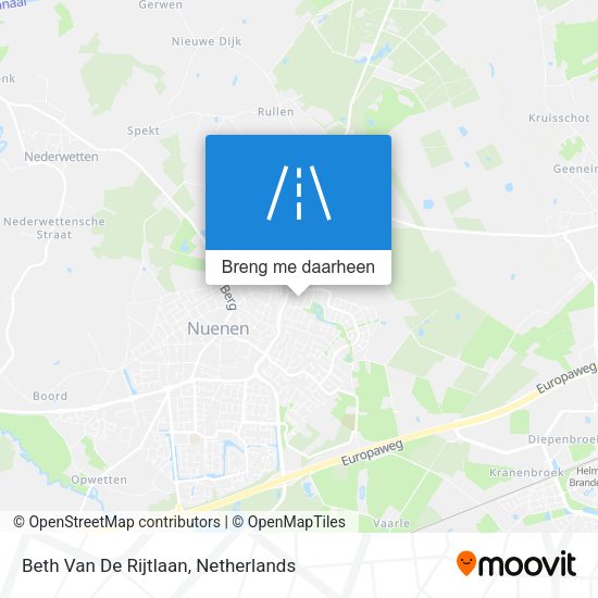 Beth Van De Rijtlaan kaart