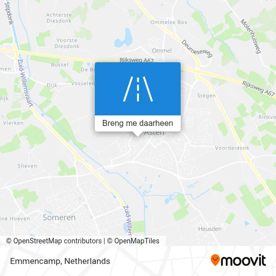Emmencamp kaart