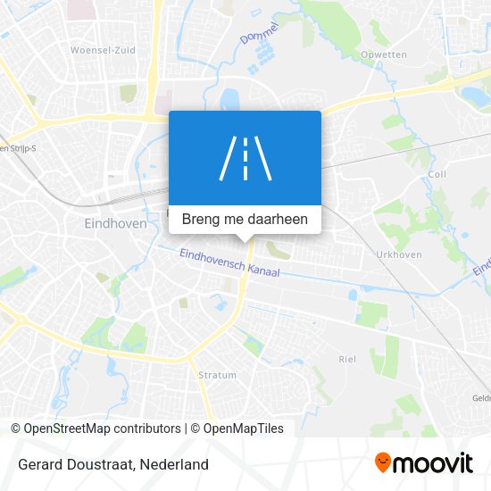 Gerard Doustraat kaart