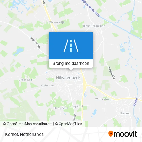 Kornet kaart