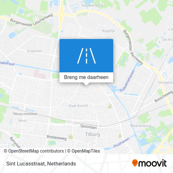Sint Lucasstraat kaart