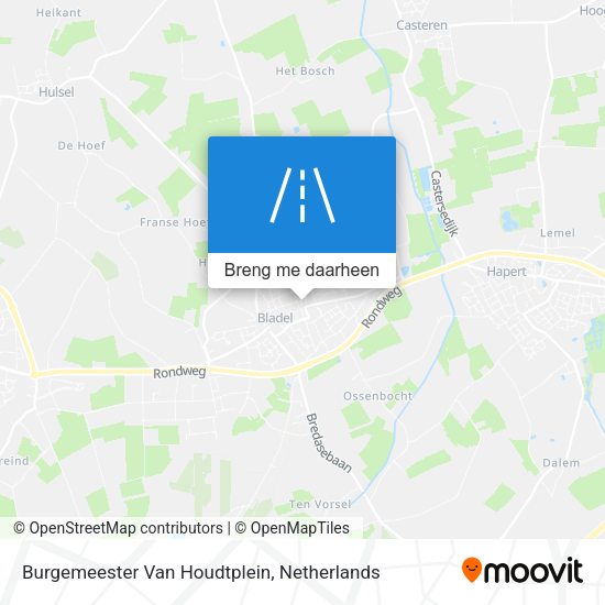 Burgemeester Van Houdtplein kaart