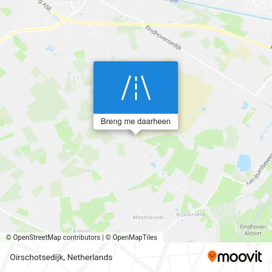 Oirschotsedijk kaart