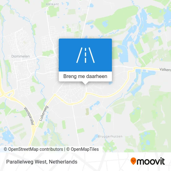 Parallelweg West kaart