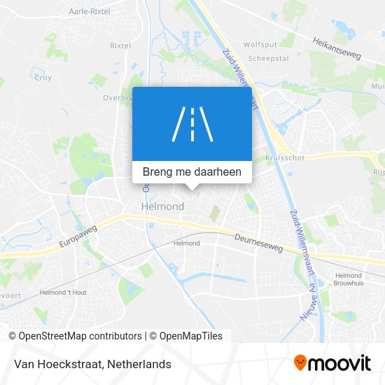 Van Hoeckstraat kaart