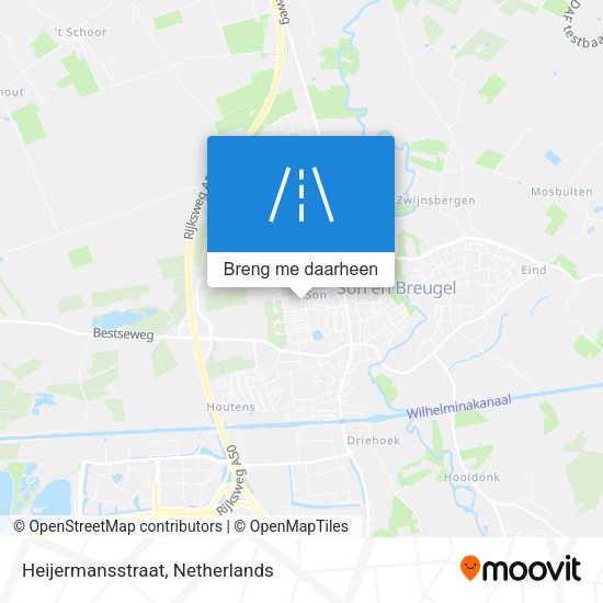Heijermansstraat kaart