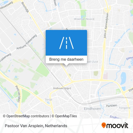 Pastoor Van Arsplein kaart