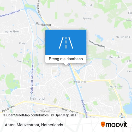 Anton Mauvestraat kaart