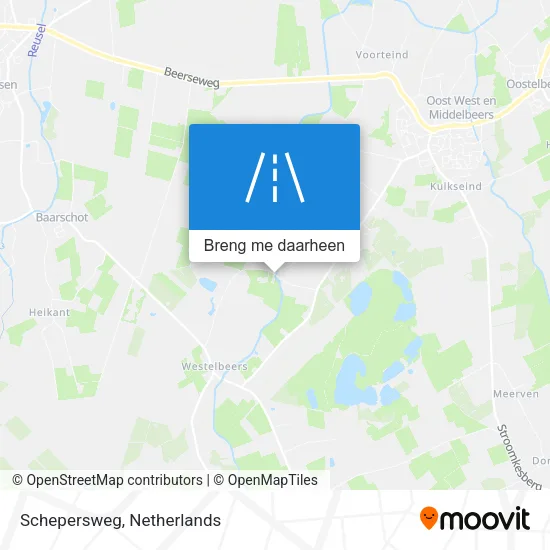 Schepersweg kaart