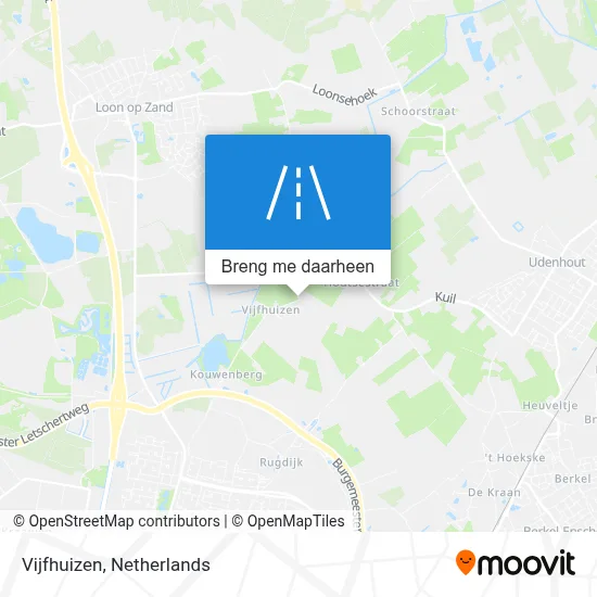 Vijfhuizen kaart
