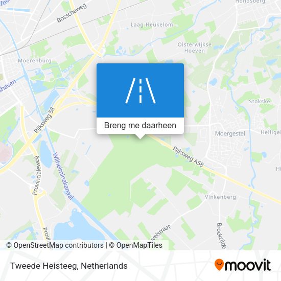 Tweede Heisteeg kaart