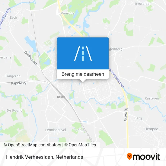 Hendrik Verheeslaan kaart
