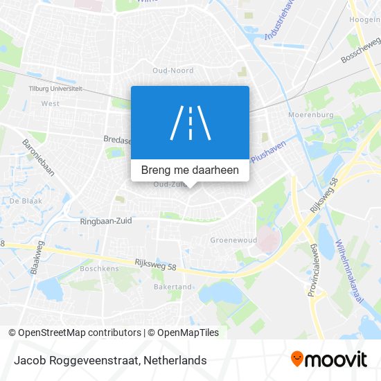 Jacob Roggeveenstraat kaart