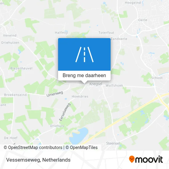 Vessemseweg kaart