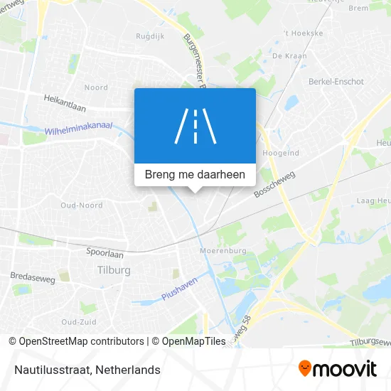 Nautilusstraat kaart