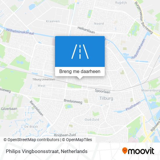 Philips Vingboonsstraat kaart