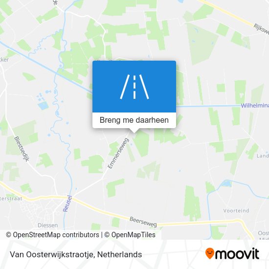 Van Oosterwijkstraotje kaart
