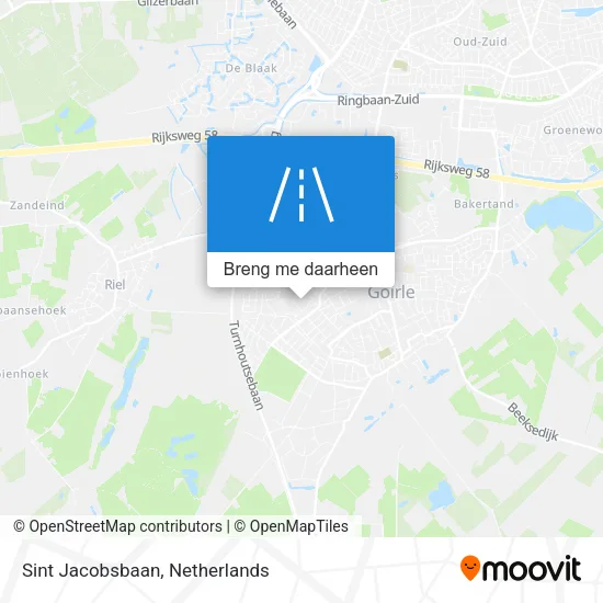 Sint Jacobsbaan kaart