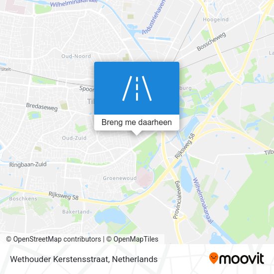 Wethouder Kerstensstraat kaart