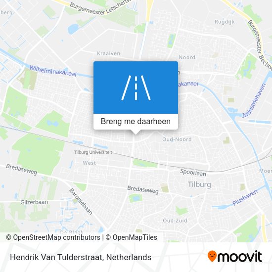 Hendrik Van Tulderstraat kaart