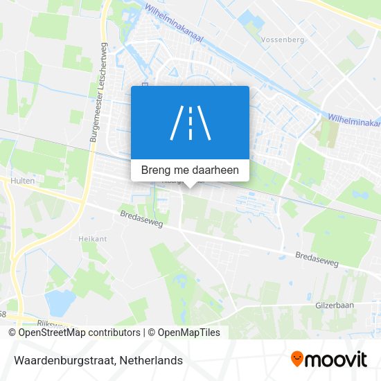 Waardenburgstraat kaart